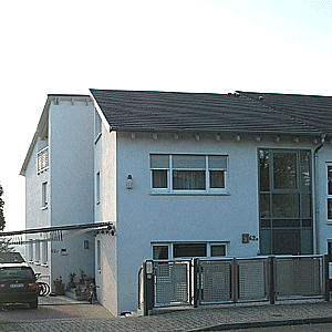 Wohnhaus, Karlsruhe, Strassenansicht