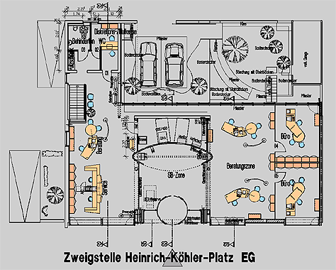 Sparkassen Filiale Heinrich-Khler-Platz, Karlsruhe