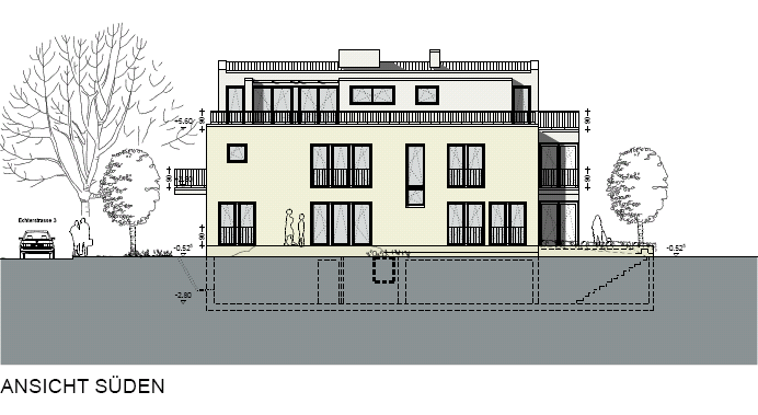 Wohnhaus - Mnchen - Strassenansicht
