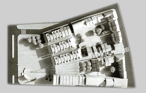 Modell zum Wettbewerb 'Kunstsammlung NRW'