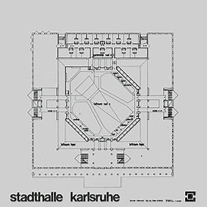 Stadthalle Wettbewerb 'Grundriss EG'