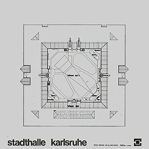 Stadthalle Wettbewerb 'Grundriss OG'