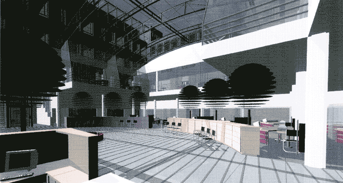 Sparkassen Hauptstelle Karlsruhe, Computeranimation