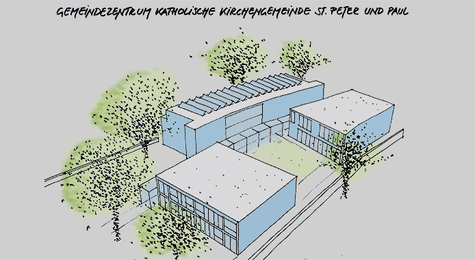 Gemeindezentrum St.Peter und Paul - Perspektive